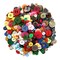NiidodKatzi 600-700 pcs Round Resin Buttons Assorted Sizes for Crafts Sewing DIY Manual Button Painting DIY Handmade Ornament Buttons, 2 Holes and 4 Holes (Mixed Color )